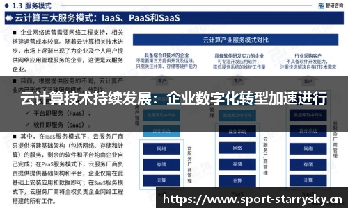 云计算技术持续发展：企业数字化转型加速进行