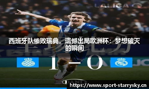西班牙队惨败瑞典，遗憾出局欧洲杯：梦想破灭的瞬间